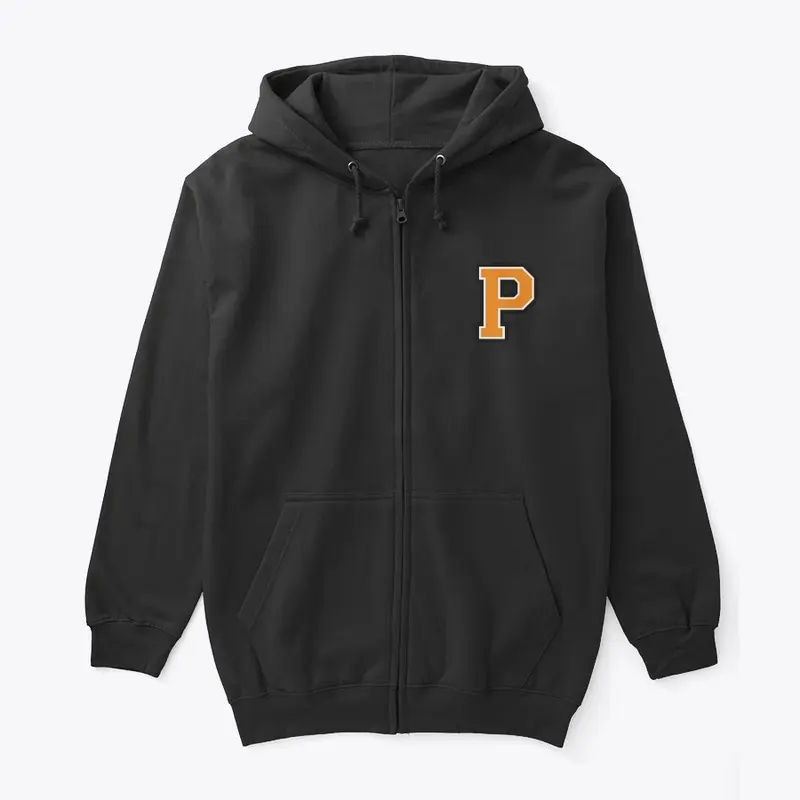 Black Unisex Zip Hoodie